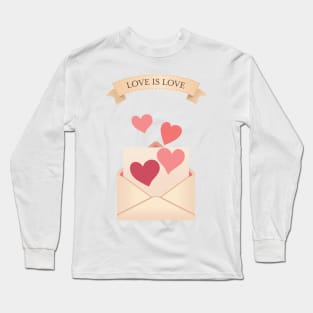 Love is Love Envelope Long Sleeve T-Shirt